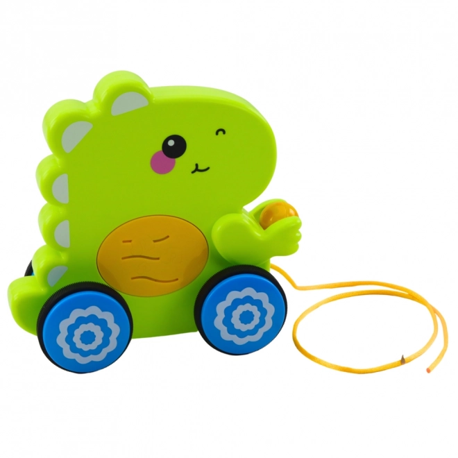 Interaktívny dinosaurus na šnúrke pre batoľatá