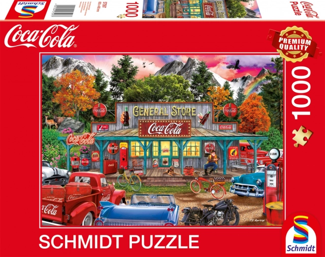 Puzzle Obchůdek s Coca Colou 1000 dielikov