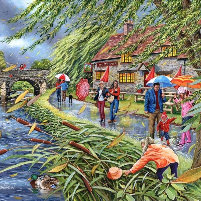Puzzle Vietor vo Vrbách 1000 Dielov