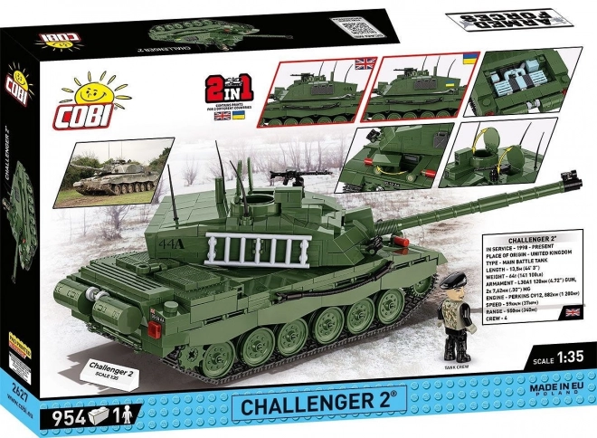 Stavebnice Challenger 2 - 954 dielikov