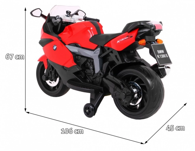 Detská motorka BMW K1300S na batériu červená