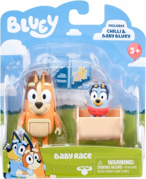 Súprava figúrok Bluey 2ks Baby Bluey a Chilli