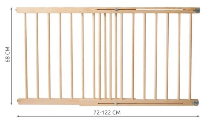 Bezpečnostná zábrana dverí 122 cm