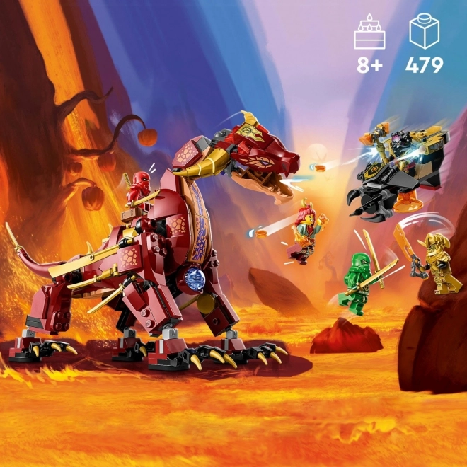 LEGO Ninjago Heatwave a jeho transformačný lávový drak