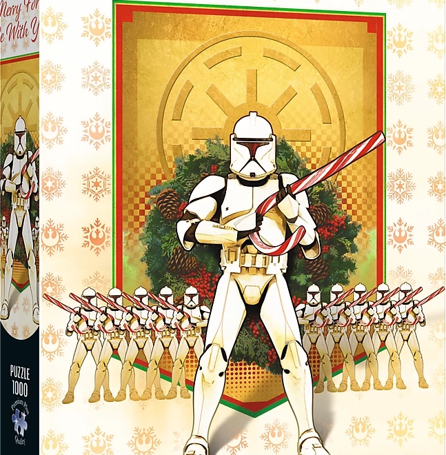 Trefl Puzzle Premium Plus Star Wars: Veselí Klonoví Vojáci 1000 Dielikov