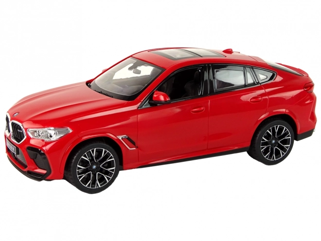 Diaľkovo ovládané auto BMW X6 M - červené