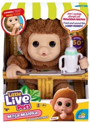 Interaktívny maskot Little Live Pets Opica
