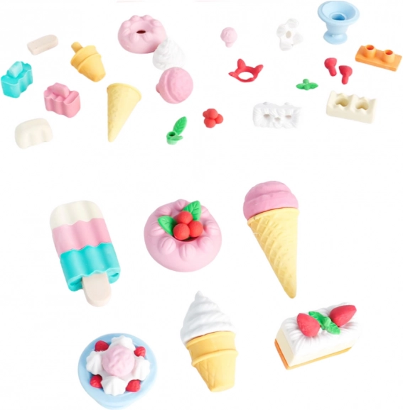 Sada gúm na gumovanie Sweets 6 ks