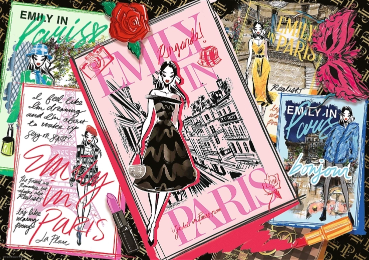 Puzzle Emily in Paris: módny magazín 1000 dielikov