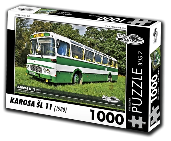 Retro puzzle autobus Karosa ŠL 11