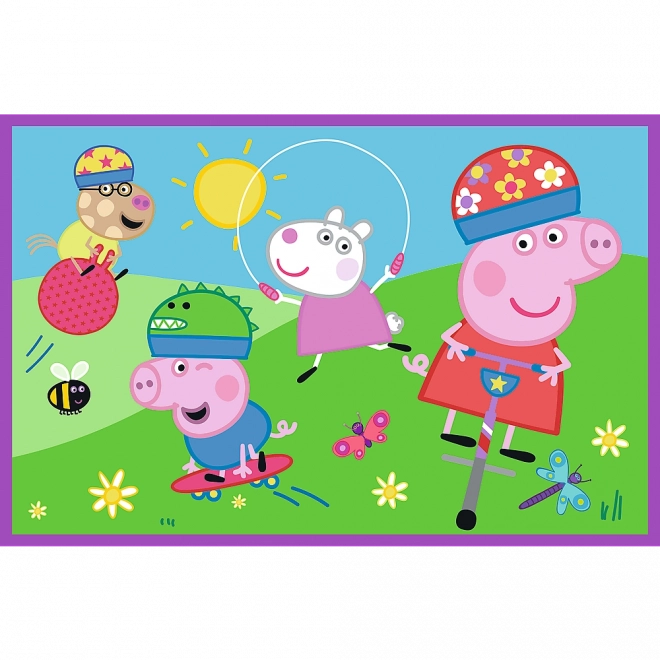 Puzzle Peppa na ihrisku 2x24 dielov