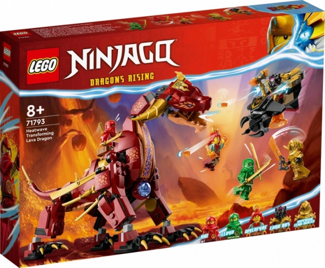 LEGO Ninjago Heatwave a jeho transformačný lávový drak