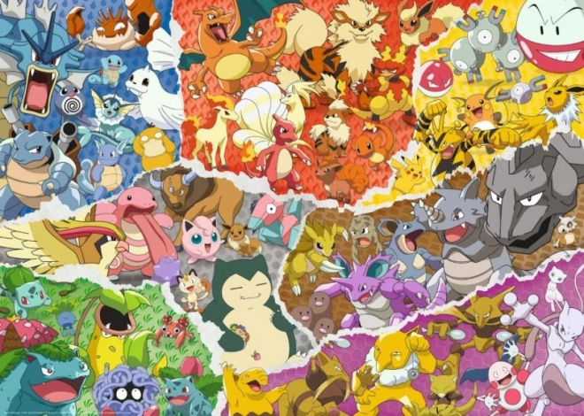 Puzzle Pokémon 1000 dielikov