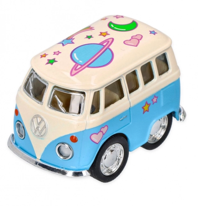 Kovový model Volkswagen mini van 5 cm