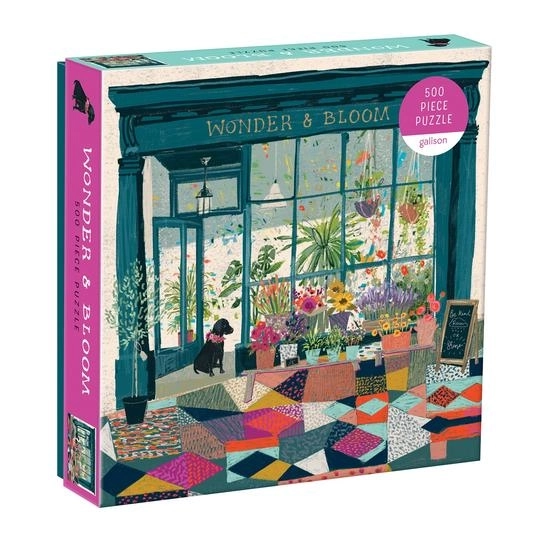 Čtvercové puzzle Květinárstvo Wonder&Bloom 500 dielikov