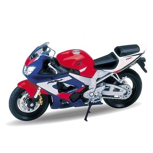 Motorka Honda CBR900RR Fireblade 1:18 Modročervená