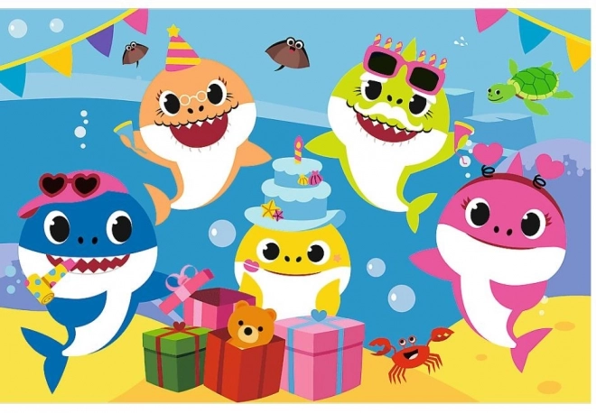 Puzzle Baby Shark: Oslava 24 dielikov