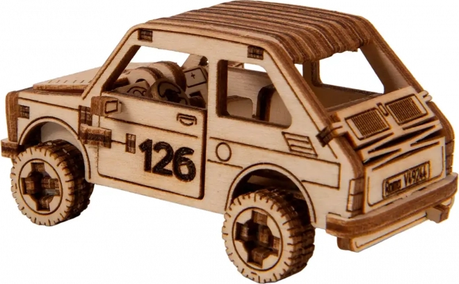 Drevené 3D puzzle Superfast rally auto