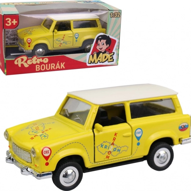 Kovový model auta Trabant kombi 12 cm