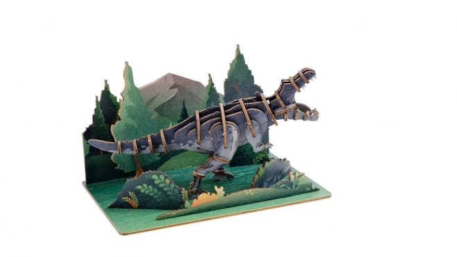 3D drevené puzzle Tyrannosaurus Rex