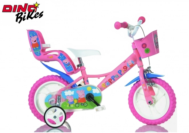 DINO Bikes - Detský bicykel 12"" 124RLPGS Pepa Pig 2022