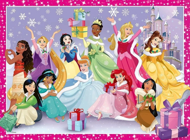 Ravensburger puzzle Disney princezny: O Vianociach XXL