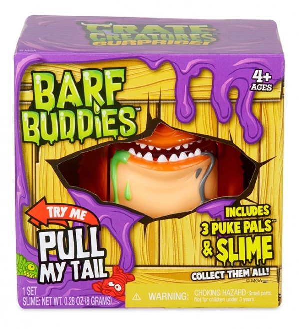 Crate Creatures prekvapenie zvracajúci kamarát
