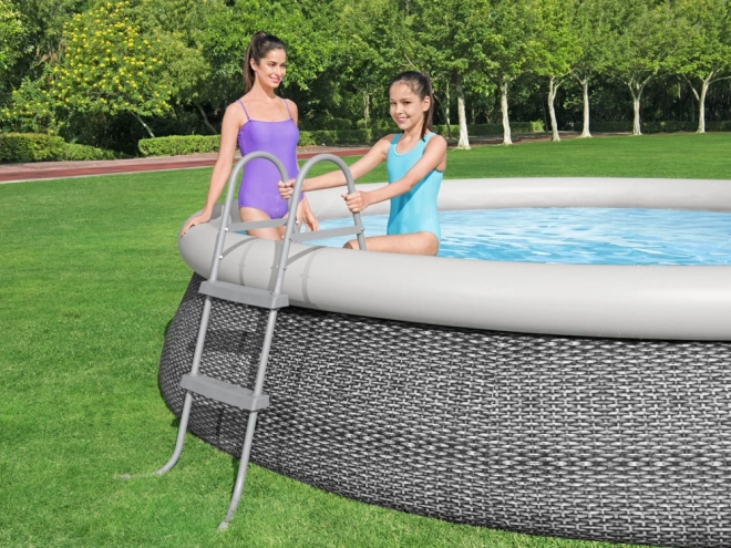 Bestway kovový rebrík do bazéna 84 cm