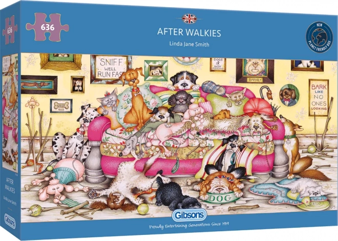 Panoramatické puzzle Po prechádzke 636 dielikov