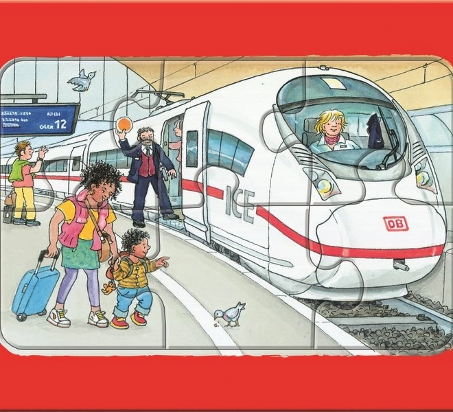 Moje prvé puzzle Dopravné prostriedky 3x6 dielikov