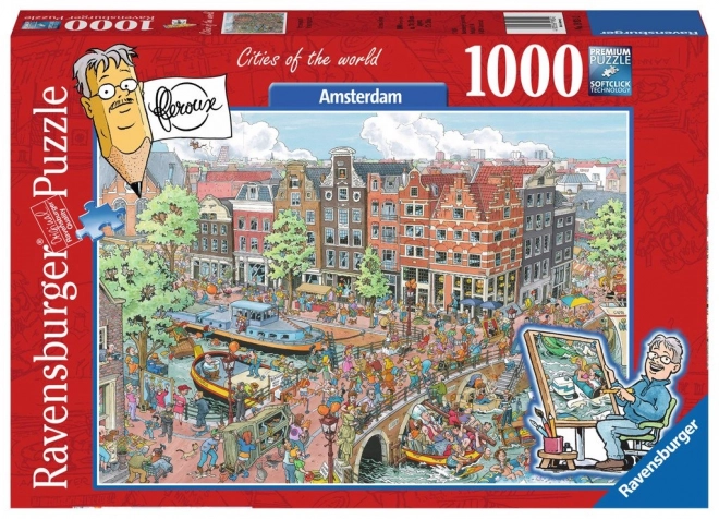 Ravensburger puzzle Mesta sveta: Amsterdam 1000 dielikov