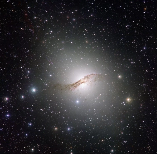 Čtvorcové puzzle Galaxia Centaurus A - 1000 dielikov