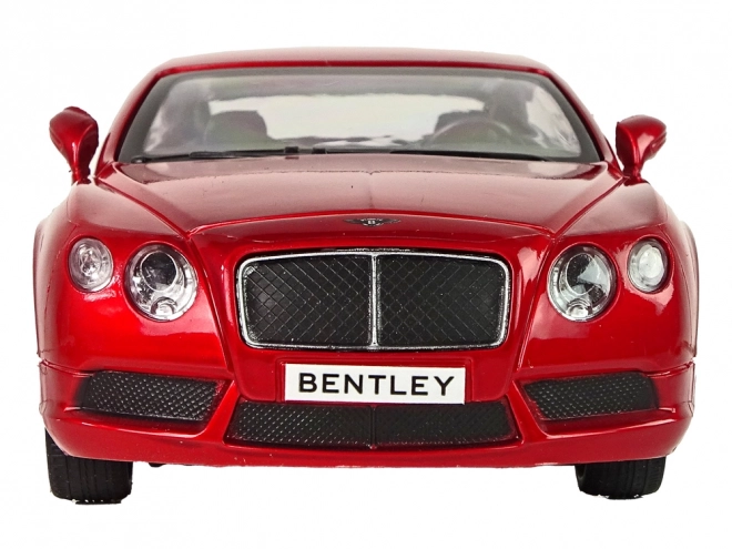 Červené auto Bentley 1:24 s frikčným pohonom