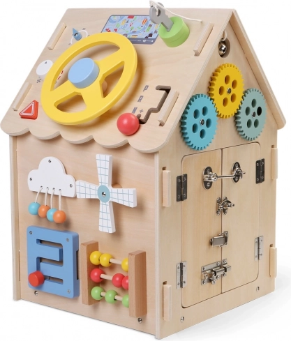 2Kids Toys aktivný domček prírodný