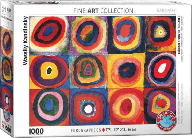 Eurographics puzzle farebná štúdia štvorcov 1000 dielikov