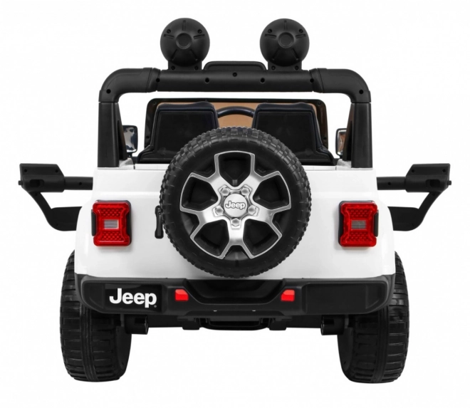 Jeep Wrangler Rubicon na akumulátor pre deti biely