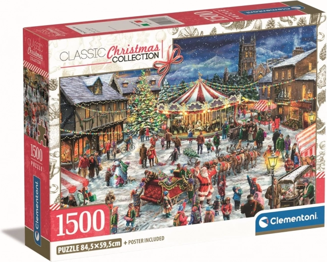 Clementoni puzzle vianočné trhy 1500 dielikov