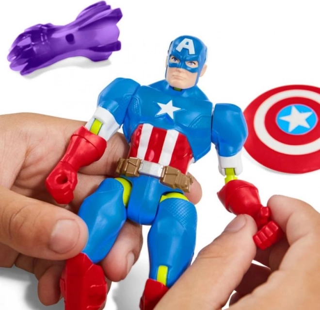 Miešačky Mixmashers Kapitán Amerika figúrka