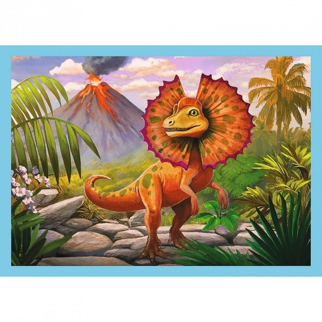 Výnimočné Dinosaure Puzzle 4v1