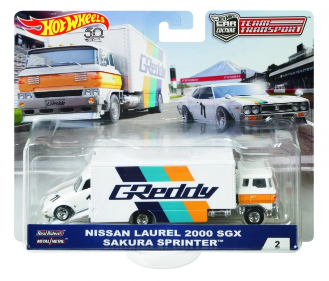 Hot Wheels tímový nákladný automobil