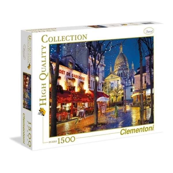 Puzzle Montmartre Paryž 1500 dielikov