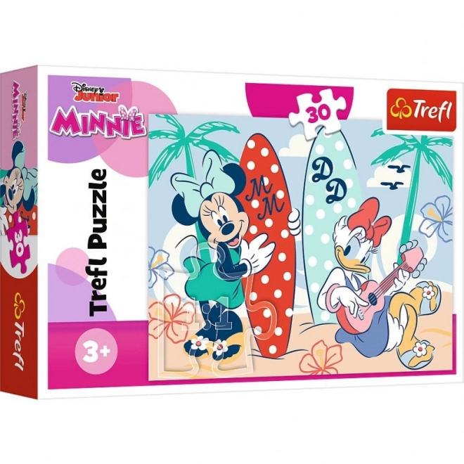 Puzzle 30 dielikov - Pestrá Minnie - Disney Minnie