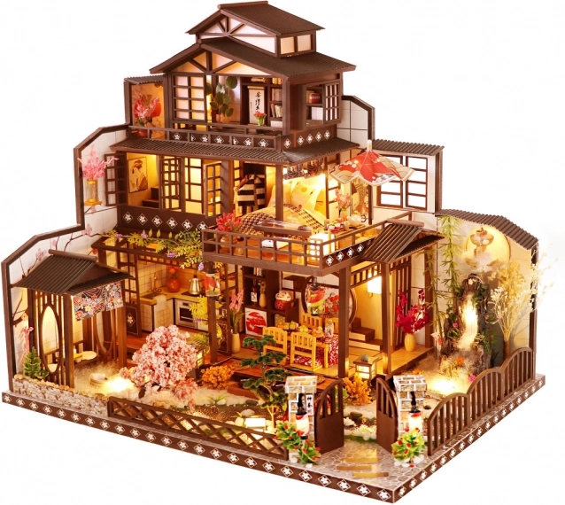 Miniatúra domčeka Honosná Sakurová Vila