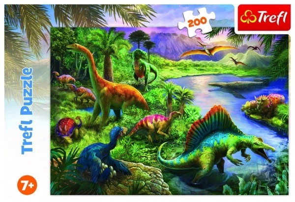 Trefl Puzzle Dinosaury 200 Dielikov