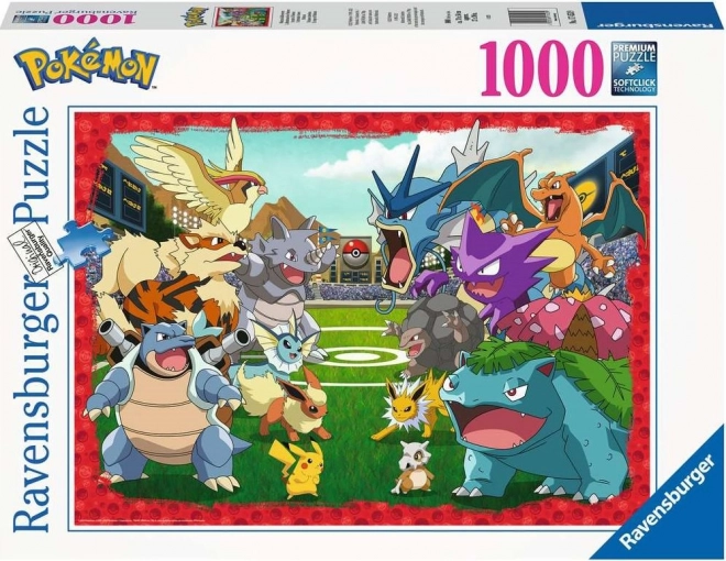 Puzzle 1000 elementov Pokémon Ostatečná Rozhra