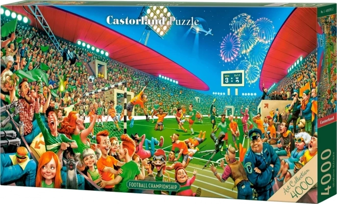 Puzzle Castorland Art Collection: Futbalový šampionát 4000 dielikov