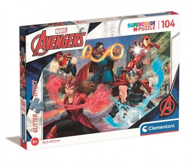 Třpytivé puzzle Marvel: Avengers