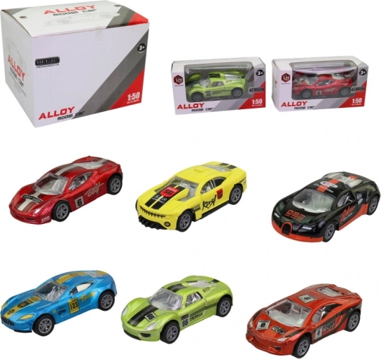 Pretekársky model auta 8 cm