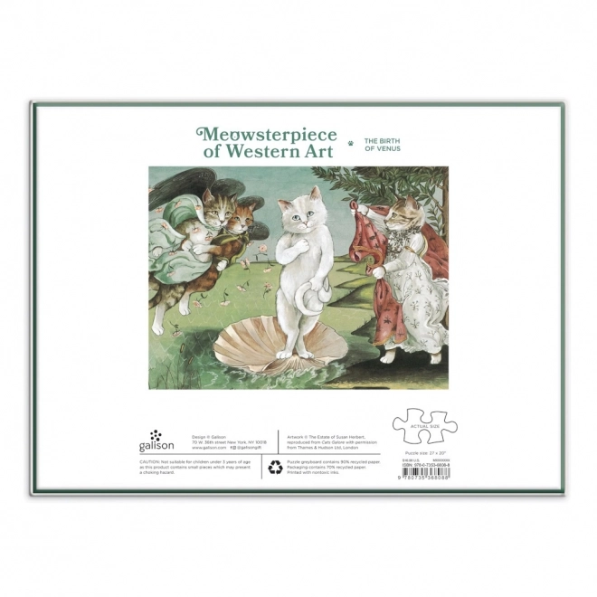 Puzzle Zrodenie Venuše 1000 Dielikov