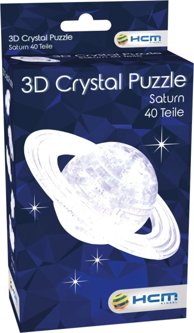 3D kryštálové puzzle Planéta Saturn 40 dielikov